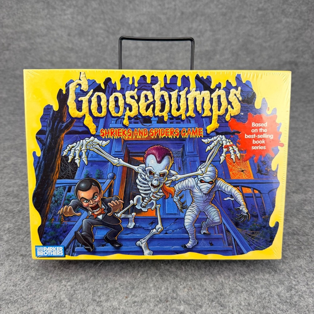 Goosebumps Shrieks and Spiders Board Card Game Parker Brothers New Sealed 1995
